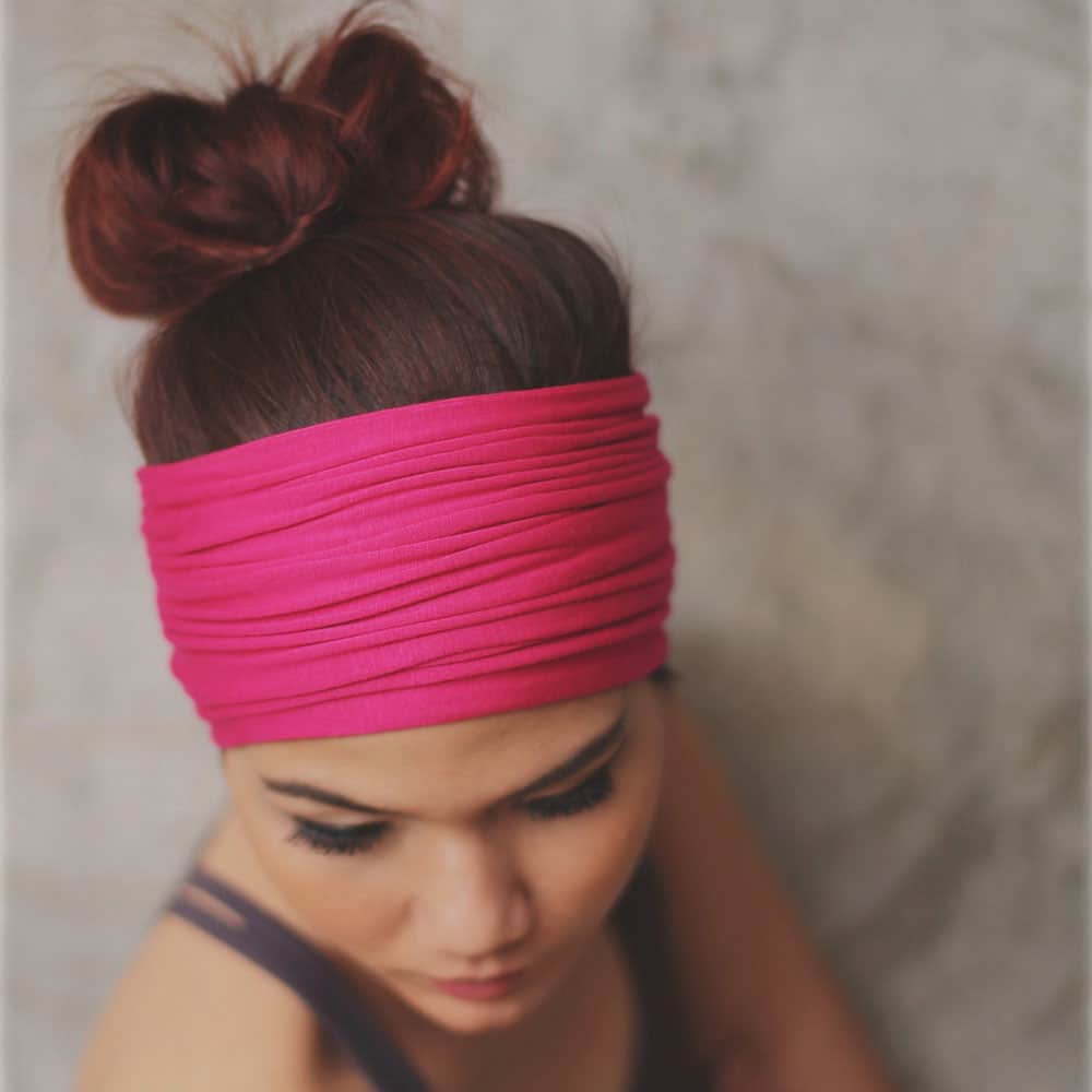 Woman's Cotton Sports Headband - Blue Force Sports