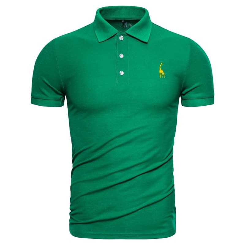 Men's Golf Polo Shirt with Embroidery - Blue Force Sports