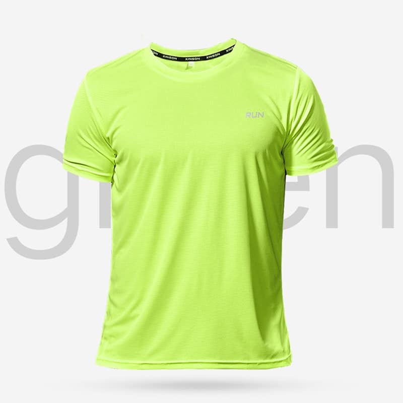 Men's Solid Color Quick Dry T-Shirt - Blue Force Sports