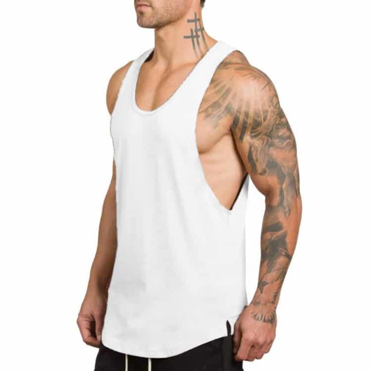 Men's Solid Color Loose Style Tank Top - Blue Force Sports