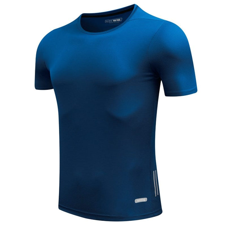Men's Quick Dry Gym T-Shirts - Blue Force Sports