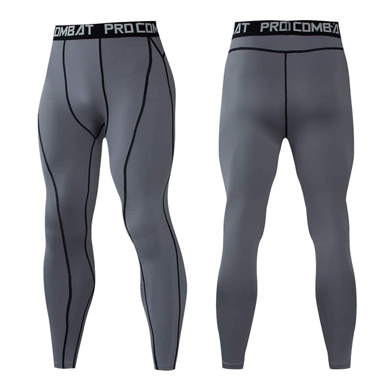 Men's Compression Tight Leggings - Blue Force Sports