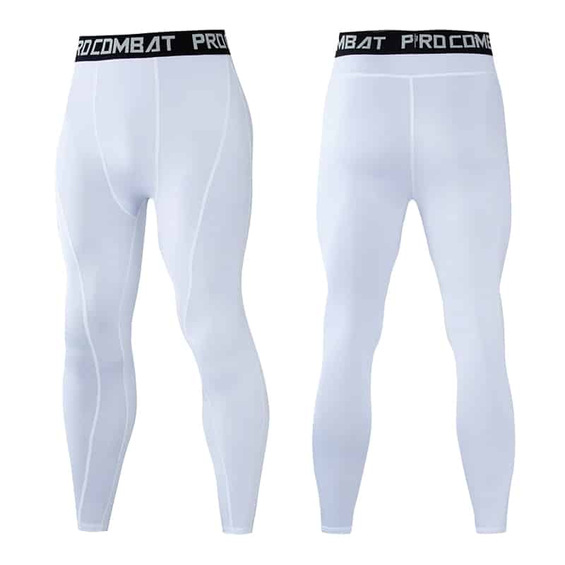 Men's Compression Tight Leggings - Blue Force Sports