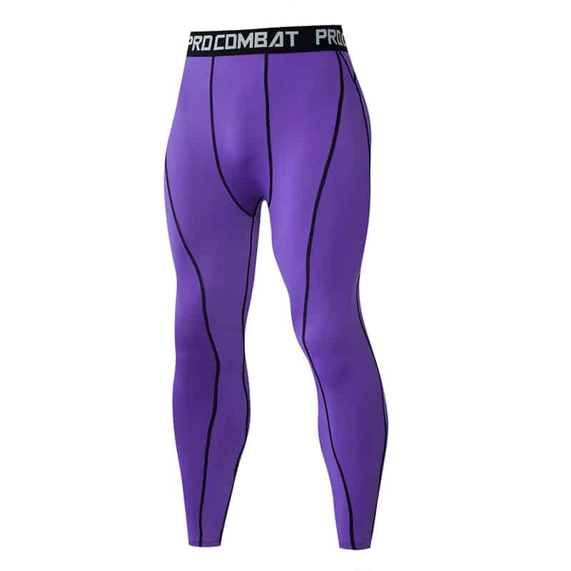 Men's Compression Tight Leggings - Blue Force Sports
