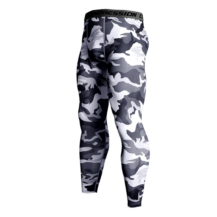 Gradient Printed Sports Men's Leggings - Blue Force Sports