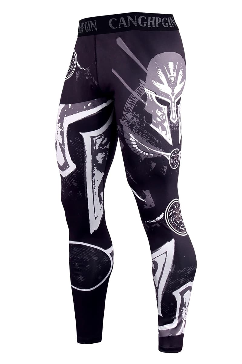 Men's Quick Dry Compression Tights - Blue Force Sports