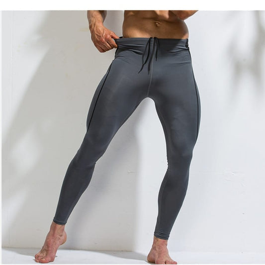 Men's Compression Pants for Gym - Blue Force Sports