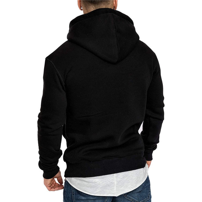 Polyester Men's Hoodie for Fitness - Blue Force Sports