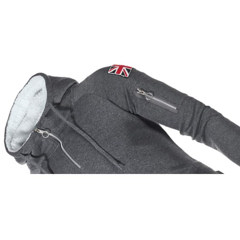 Men's Sport Styled Zipper Hoodie - Blue Force Sports