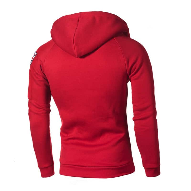 Men's Sport Styled Zipper Hoodie - Blue Force Sports