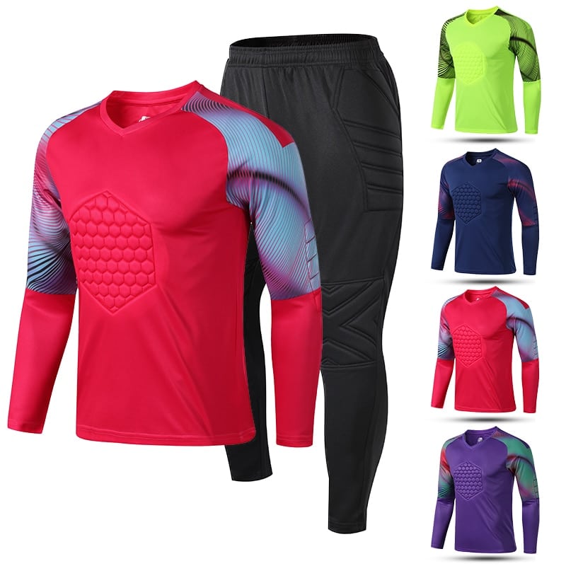 Men's Colorful Soccer Goalkeeper Jersey - Blue Force Sports