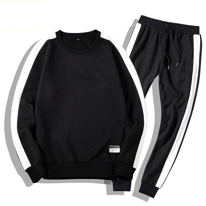 Men's Tracksuit with Stripe - Blue Force Sports