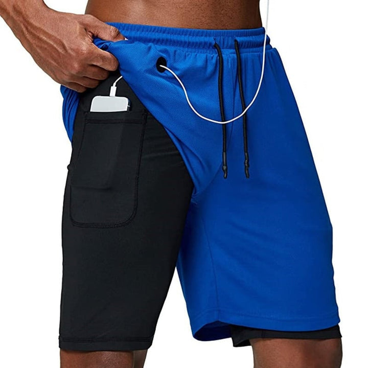 Men's Running Shorts with Secret Pocket - Blue Force Sports