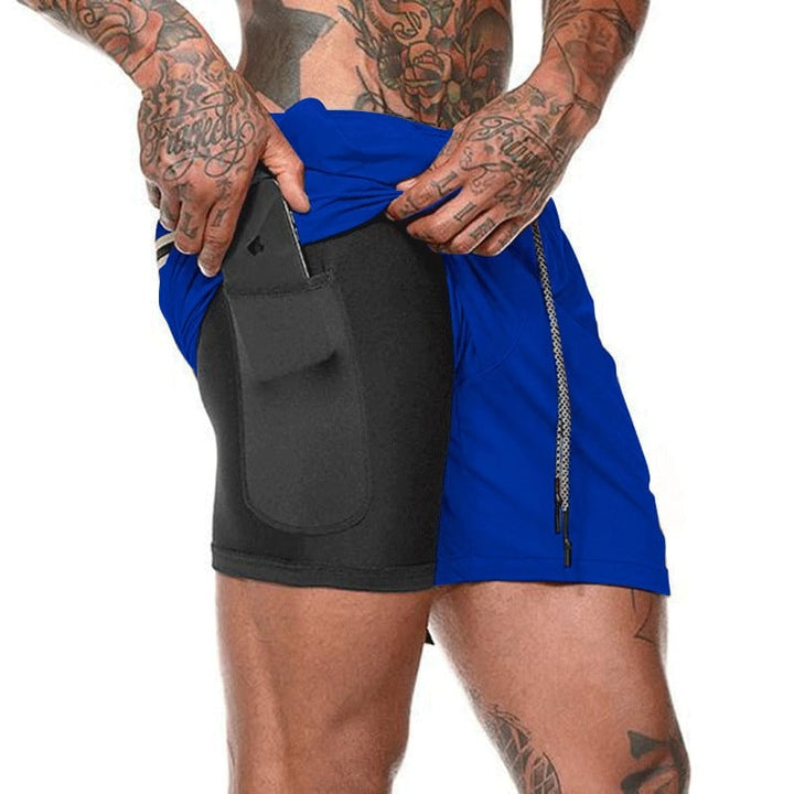 Men's Quick Dry Sport Shorts - Blue Force Sports
