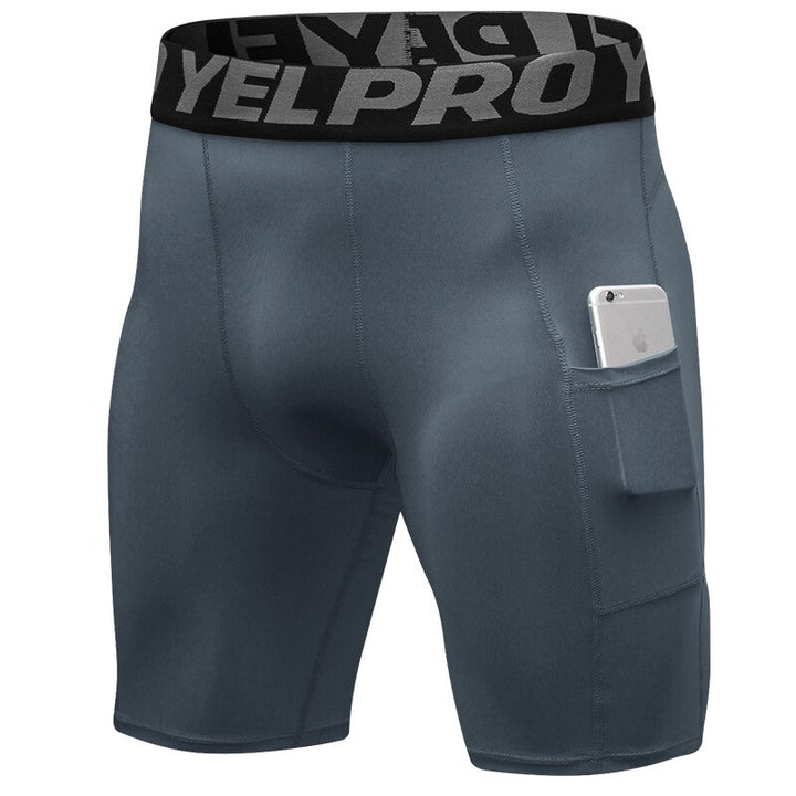 Men's Compression Quick Dry Shorts - Blue Force Sports