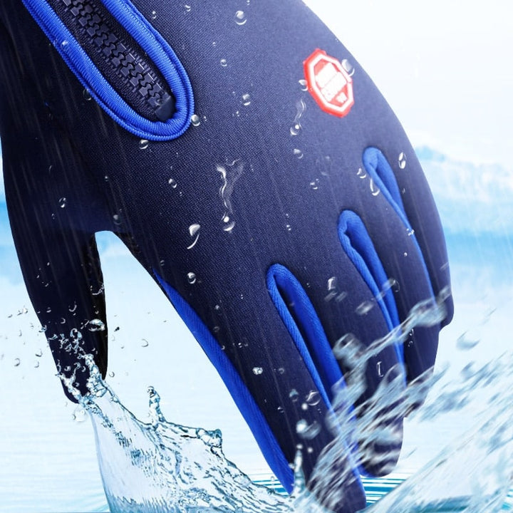 Waterproof Winter Warm Gloves - Blue Force Sports