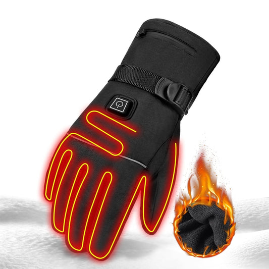 Heated Waterproof Motorcycle Gloves - Blue Force Sports