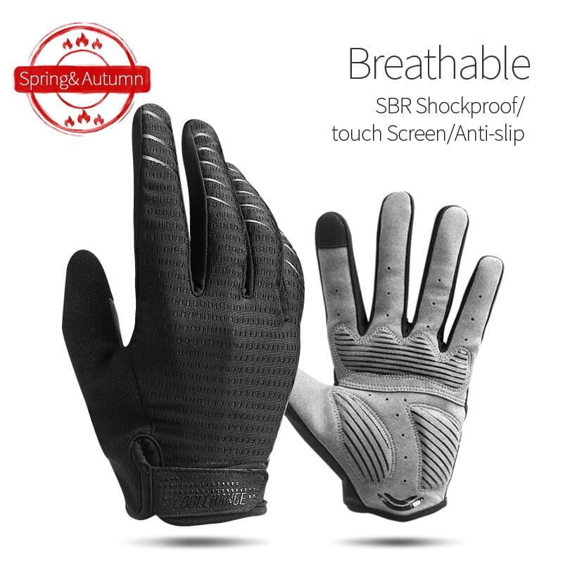 Comfortable Shockproof Cycling Gloves - Blue Force Sports