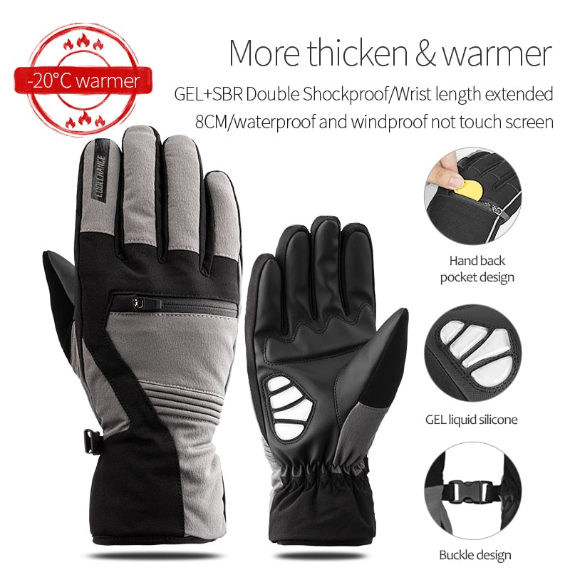 Comfortable Shockproof Cycling Gloves - Blue Force Sports