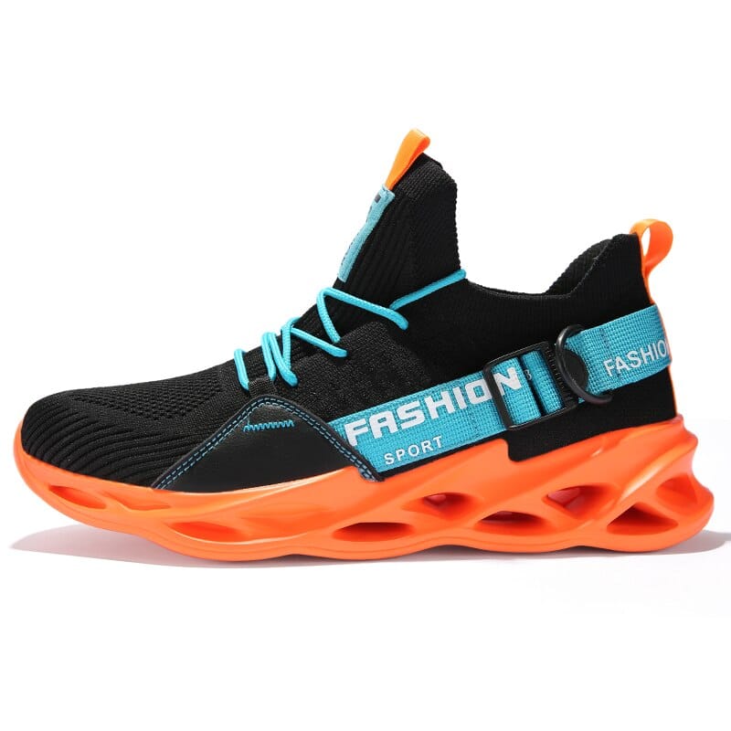 Mid Flat Breathable Women's Sneakers - Blue Force Sports