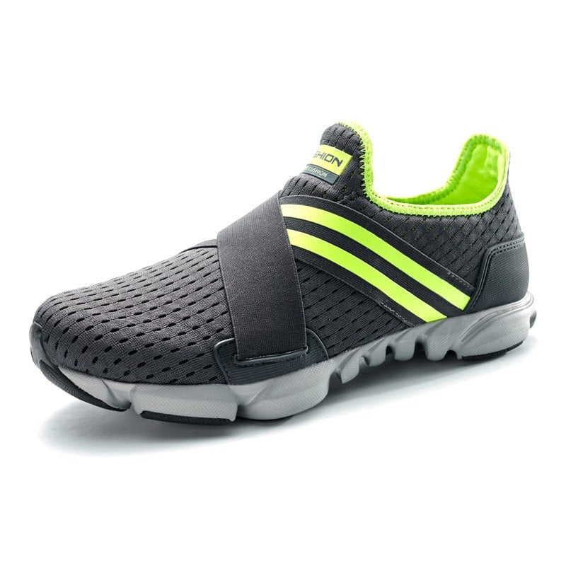 Pretty Men's Slip-on Running Sneakers - Blue Force Sports