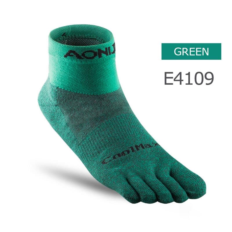 Solid Color Coolmax Athletic Toe Socks - Blue Force Sports