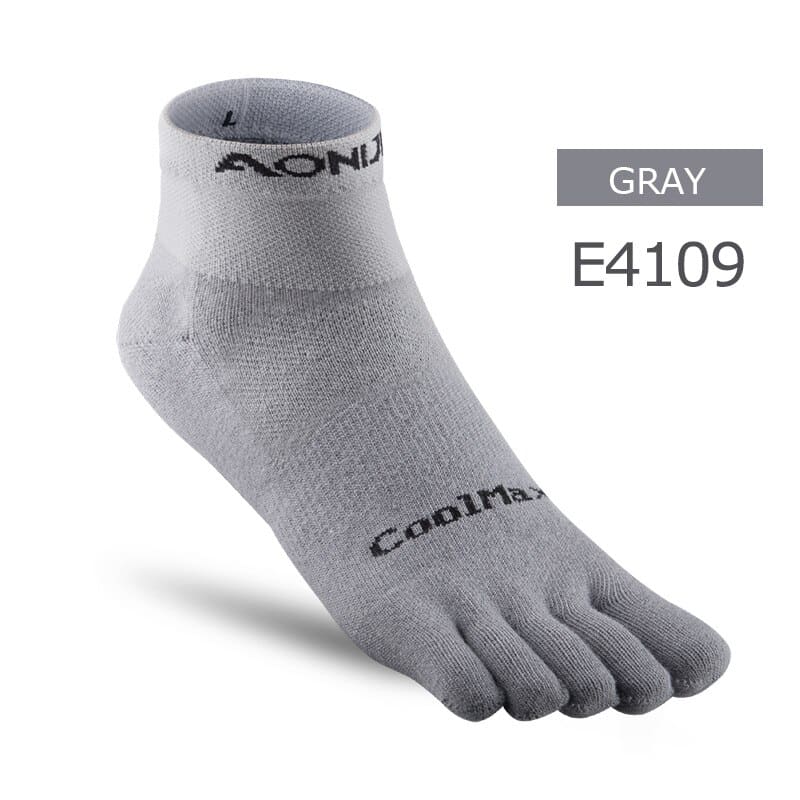 Solid Color Coolmax Athletic Toe Socks - Blue Force Sports