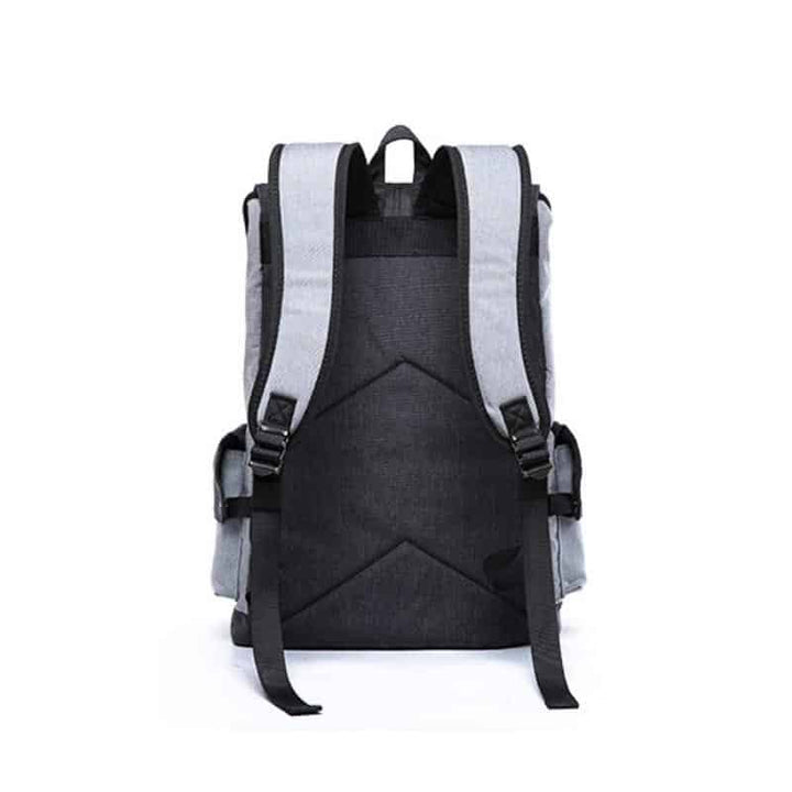 Stylish Multi-Space Men's Travel Laptop Backpack with USB - Blue Force Sports