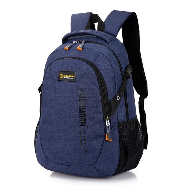 Minimalistic Style Men's Backpack - Blue Force Sports