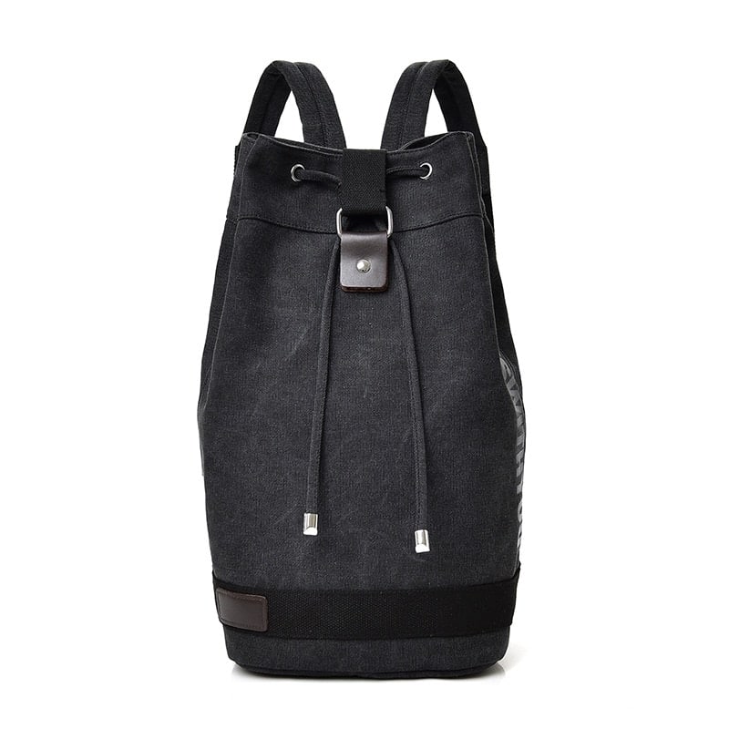 Casual Large Capacity Bucket Shape Men's Travel Backpack - Blue Force Sports