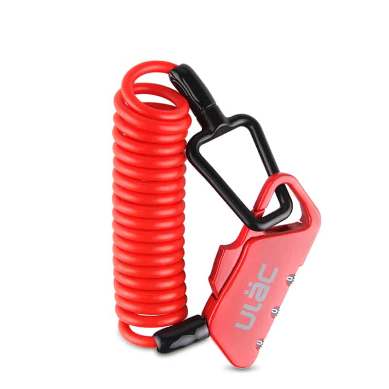 Mini Anti-Theft Helmet Cable Lock - Blue Force Sports