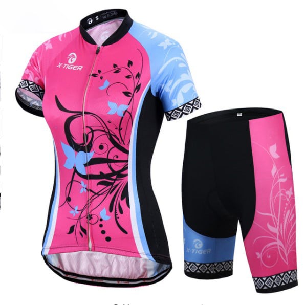 Professional Comfortable Breathable Women's Cycling Suit - Blue Force Sports