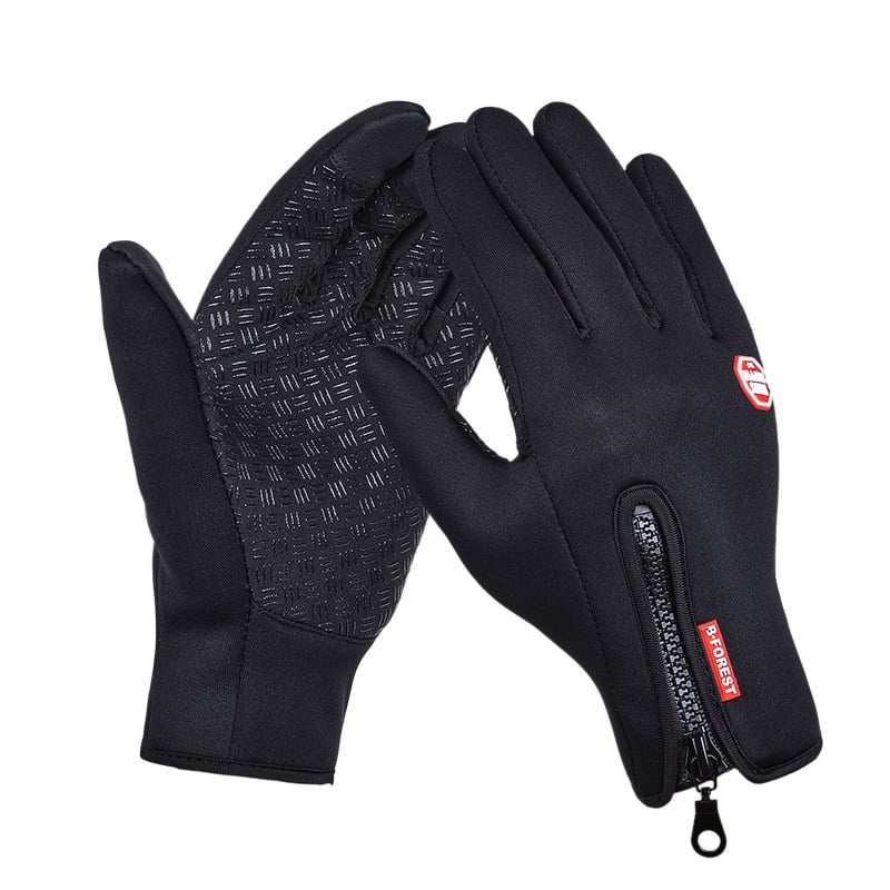 Anti-Slip Warm Touchscreen Cycling Gloves - Blue Force Sports