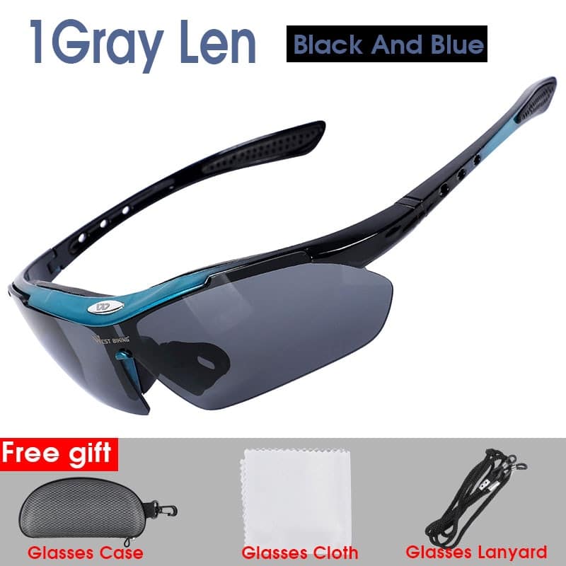 Cycling Unisex Polarized Glasses - Blue Force Sports
