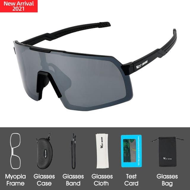 Cycling Unisex Polarized Glasses - Blue Force Sports