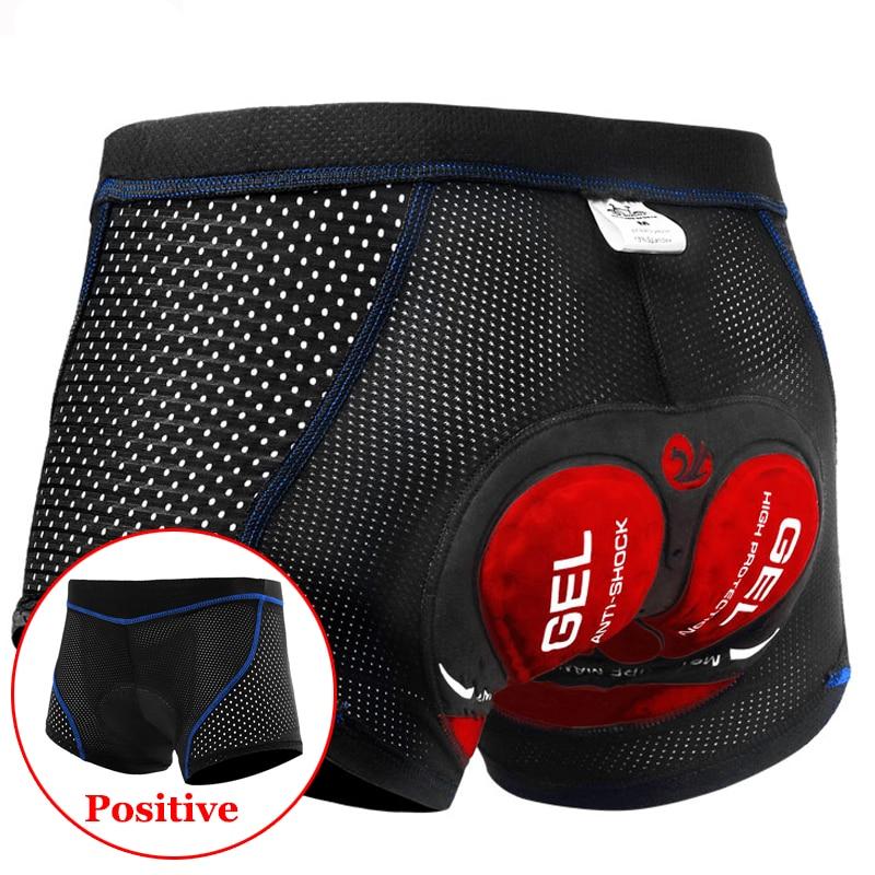 5D Gel Padded Shockproof Cycling Underwear Shorts - Blue Force Sports