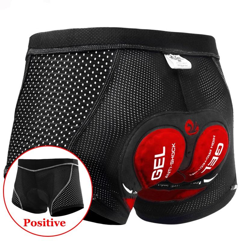 5D Gel Padded Shockproof Cycling Underwear Shorts - Blue Force Sports