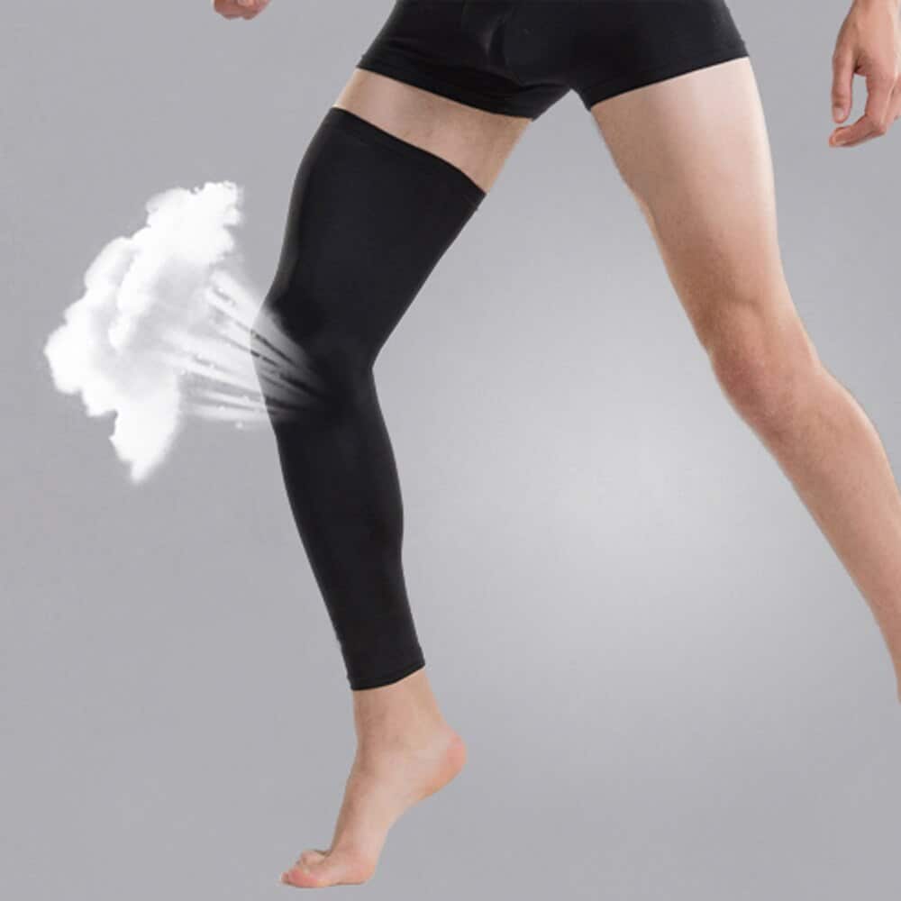 Reflective Detail Leg Warmers - Blue Force Sports