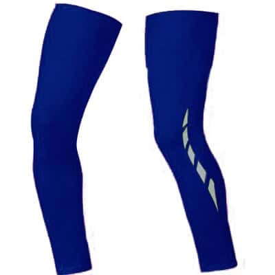 Reflective Detail Leg Warmers - Blue Force Sports