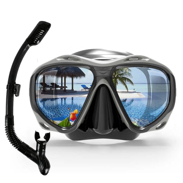 Professional Diving Mask with Snorkel - Blue Force Sports