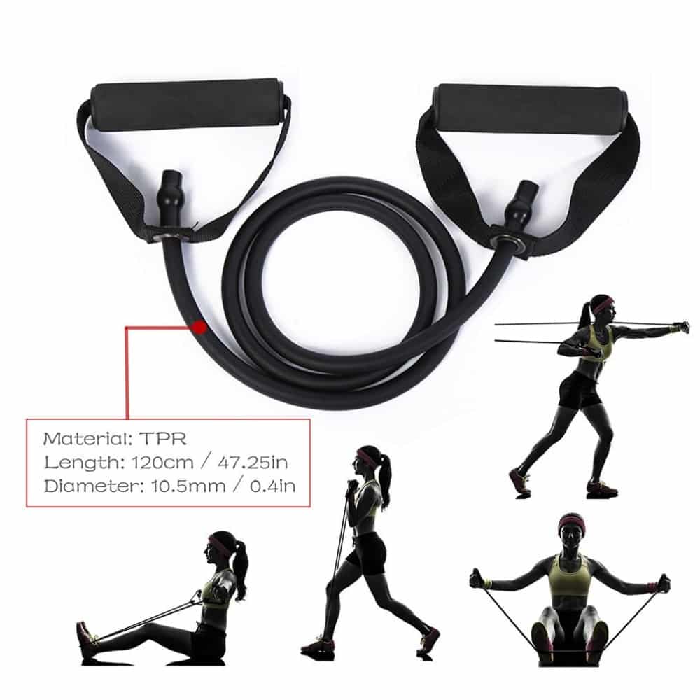 5 Levels Resistance Bands with Handles - Blue Force Sports