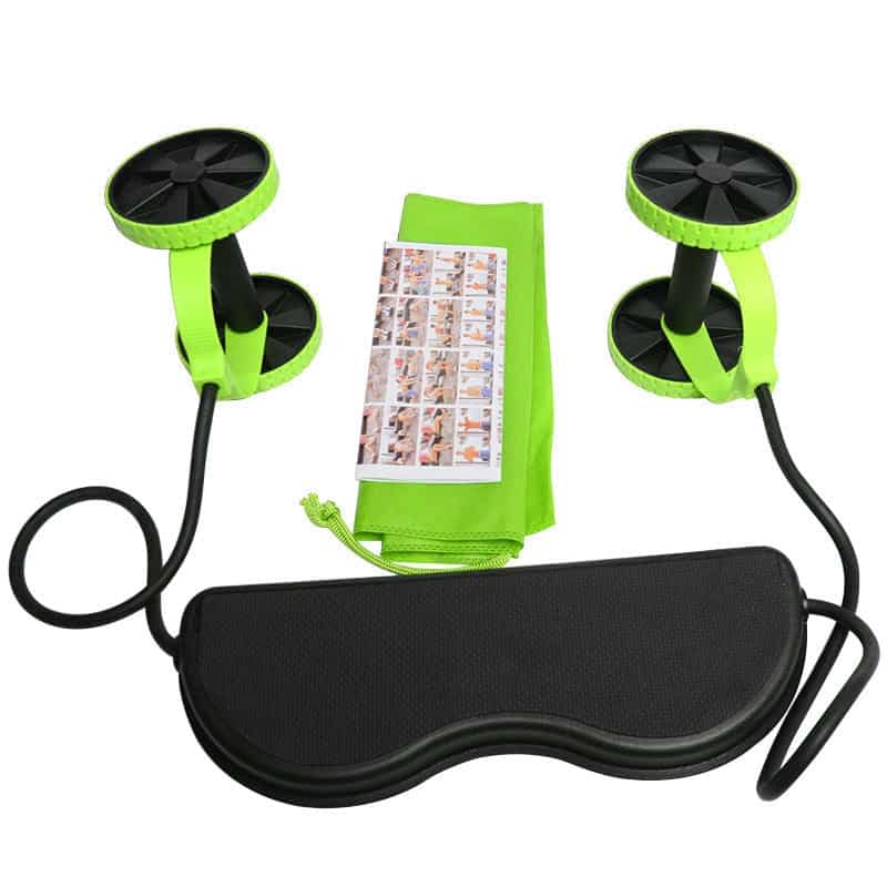 AB Roller with Resistance Bands - Blue Force Sports