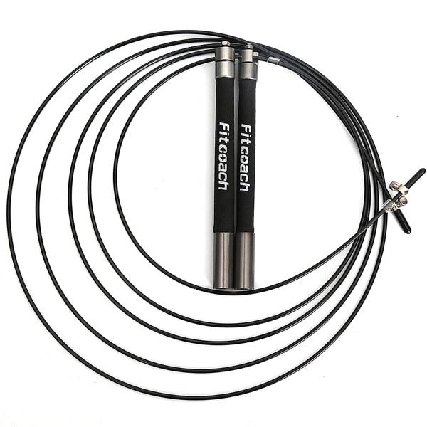 Stainless Steel Handle Speed Jump Rope - Blue Force Sports