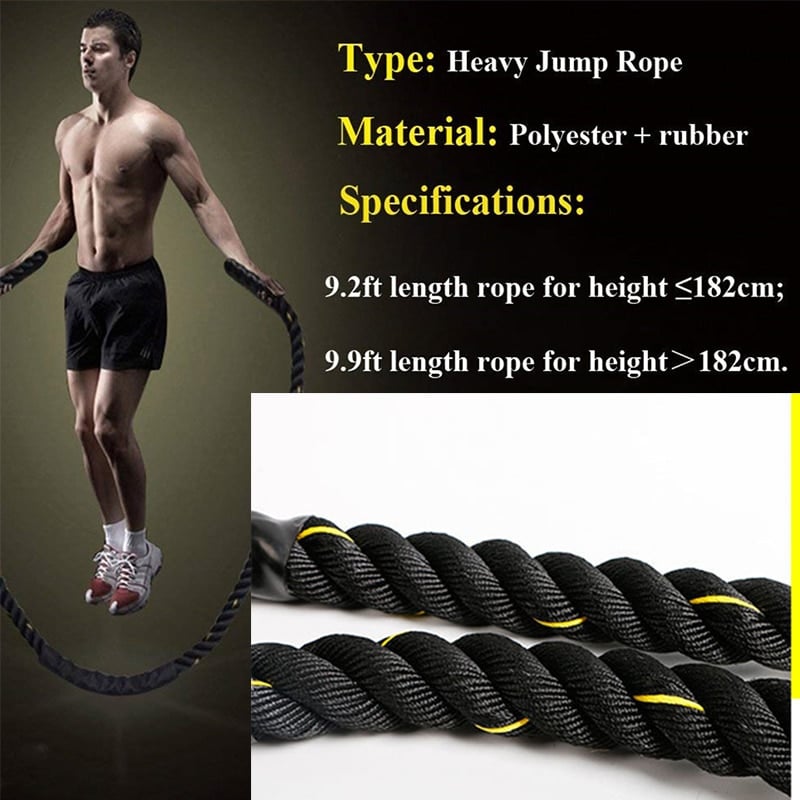 Heavy Jump Rope for Crossfit - Blue Force Sports