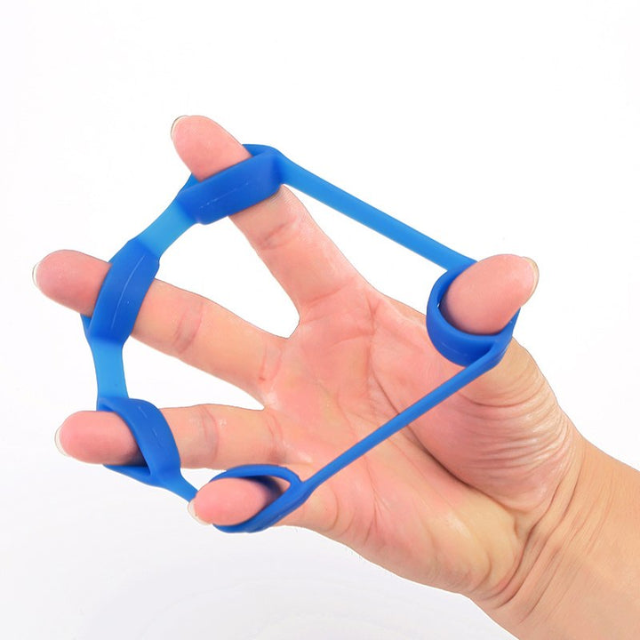 Silicone Finger Training Resistance Ring - Blue Force Sports