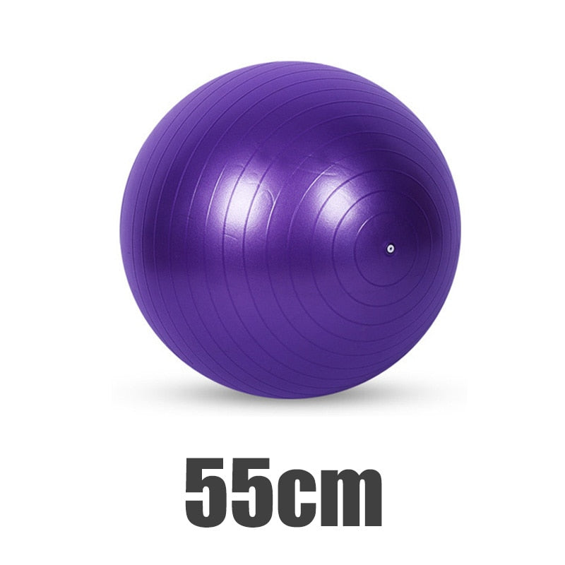 Explosion-Proof PVC Yoga Ball - Blue Force Sports