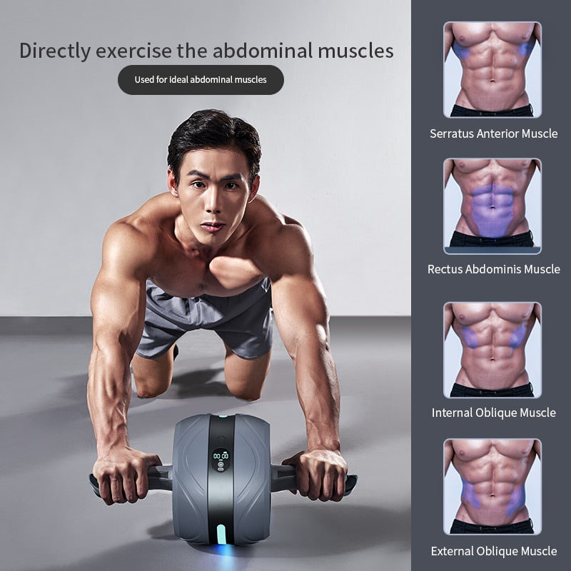 Ab Roller with Smart Counting - Blue Force Sports