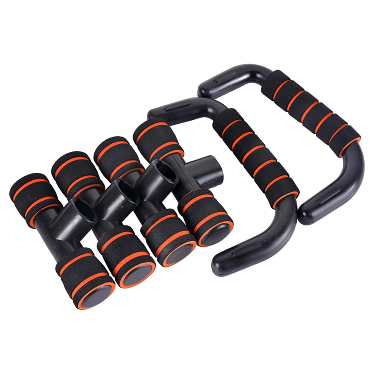 Striped Push-Up Stand 2 Pcs Set - Blue Force Sports