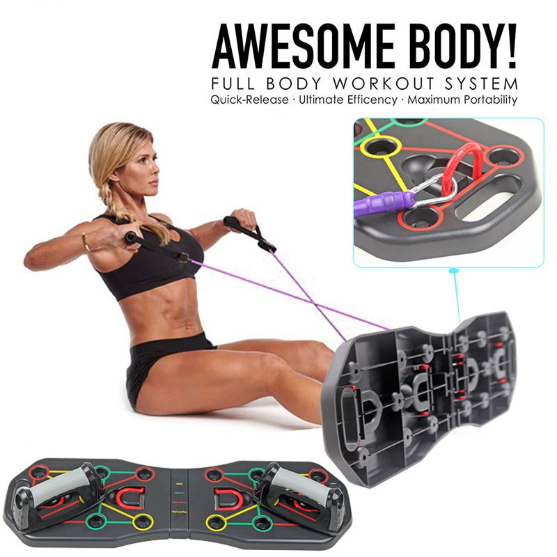 9 in 1 Push Up Board - Blue Force Sports