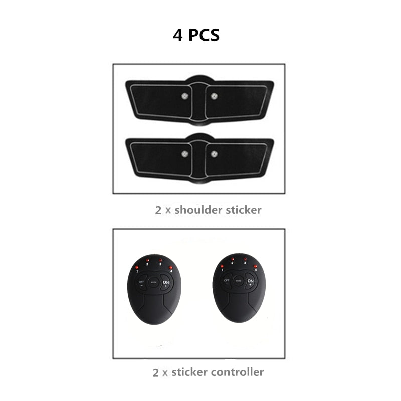 Electric Muscle Trainer 2/4/6/8 pcs Set - Blue Force Sports